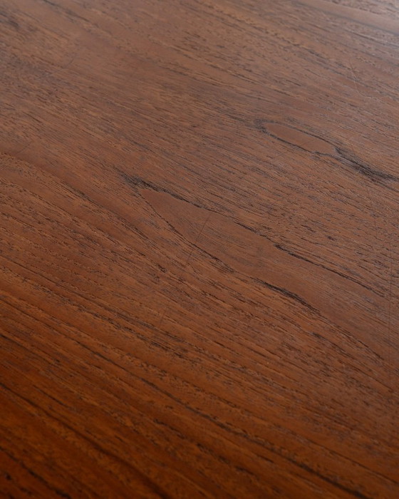 Danish Modern Teak Extendable Dining Table Attributed to Sven Ellekaer, Denmark, 1960s – Wood (photo 8 of 18)