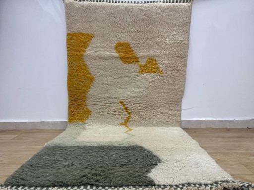 Alfombra de pasillo auténtica hecha a mano, tamaño 150/350 cm.