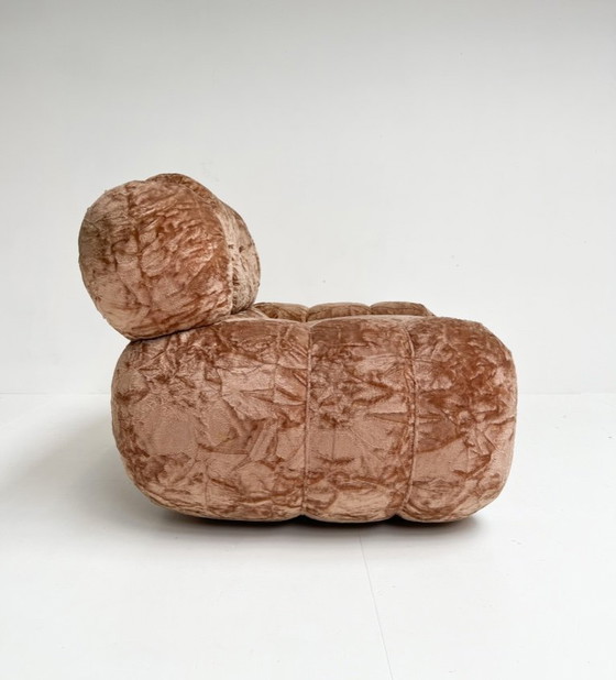 Image 1 of Poltrona XL in velluto italiano, anni '70