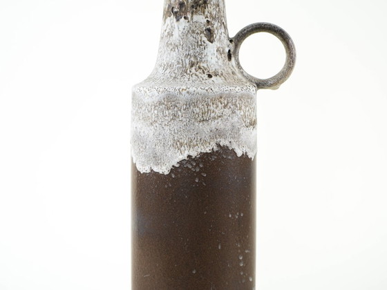 Image 1 of Ceramic vase with a handle, German design, 1960s, made in West Germany