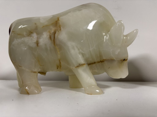 handgeslepen onyx vloeibare Stier