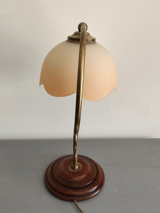 Image 1 of Vintage ronde tulp tafellamp