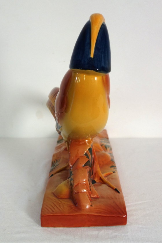 Image 1 of Superb royal pheasant by C. Lemanceau (Saint Clément) circa 1930