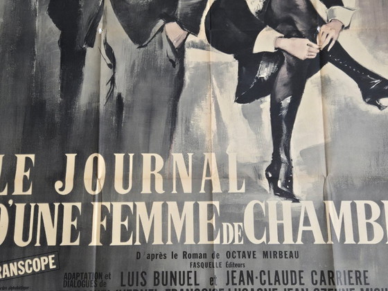 Image 1 of AFFICHE ORIGINALE VINTAGE 120x160cm LE JOURNAL D'UNE FEMME DE CHAMBRE BUNUEL