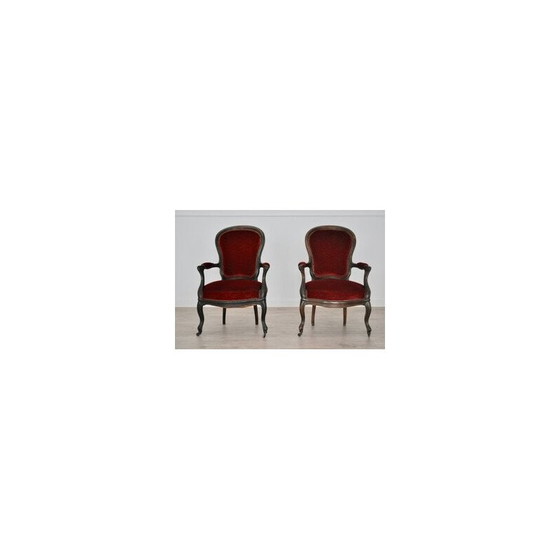 Image 1 of Pair of vintage Italian armchairs