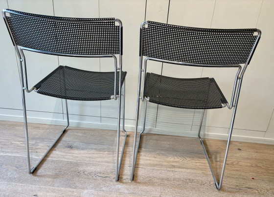 Image 1 of Set of 2 vintage Arrben "Sultana" design chairs, 1980s, Italy
