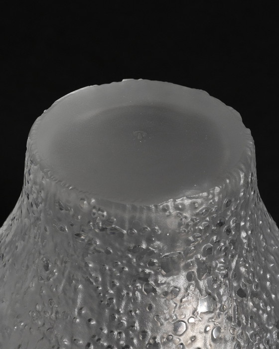 Image 1 of Brutalist Textured Glass Elegance “Patmos” Vase by Peill & Putzler, Germany, ca. 1970s