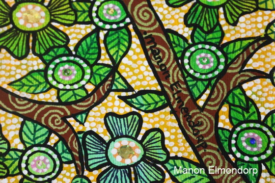 Image 1 of 100% Hand-painted Painting Raccoon New 24x18cm