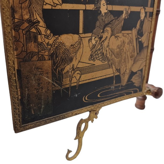 Image 1 of Miroir triptyque de style japonais ancien