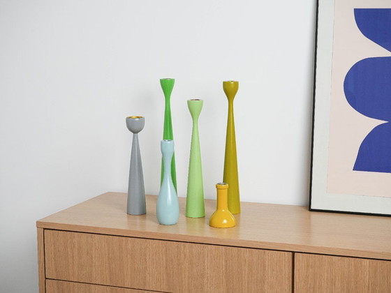 Image 1 of Candelabro gris, diseño danés, década de 1970, fabricado en Dinamarca.