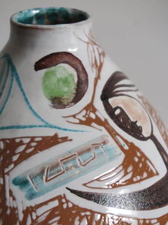 Ceramic Vase by Elio Schiavon, Italy, 1950s (photo 3 of 7)