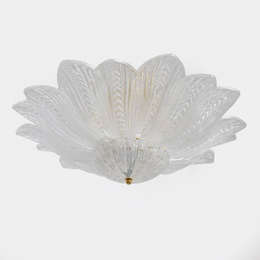 Mid-Century Modern "Margherita" Murano glazen plafondlamp