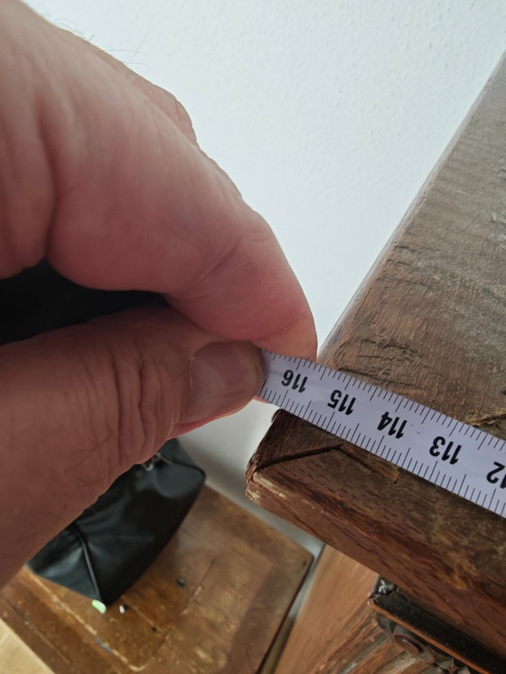 Antiker Buffetschrank / Esszimmerschrank – Buffetschränke, Holz, Eisen (photo 9 of 12)