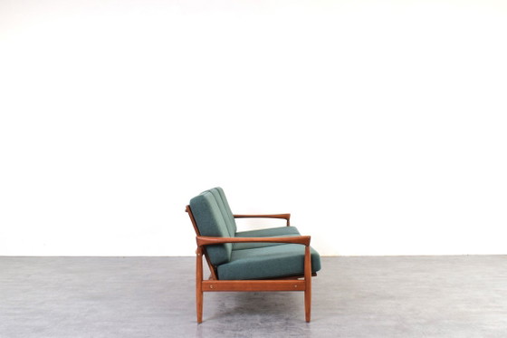 Divano Kolding Mid-Century di Erik Wørts per IKEA, anni '60. – Divani 3 posti, Textile, Wood (photo 4 of 16)