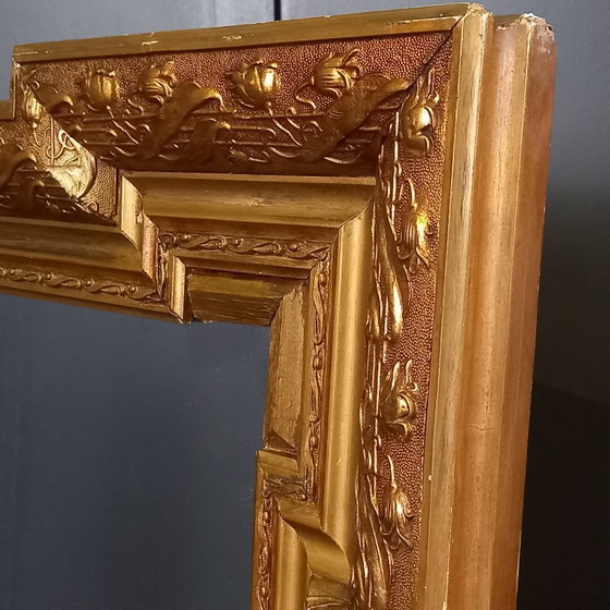 Antique Napoléon III-style Mirror – Early 20th Century – Wood (photo 5 of 12)