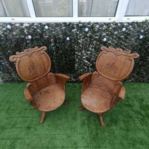 solid wood chairs
