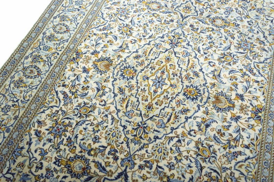 Image 1 of Kashan oriental rug - Hand-knotted from fine cork wool - 210 x 140 cm