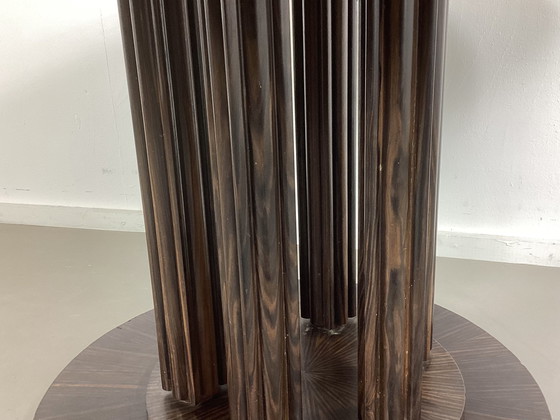 Image 1 of Rare Amsterdam School Art Deco rosewood table
