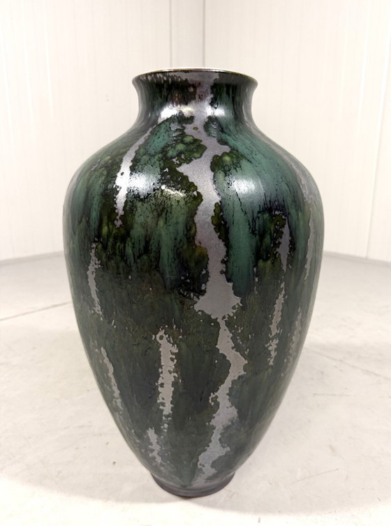 Large Special Floor Vase From West Germany 1960's – Ceramic (photo 9 of 13)