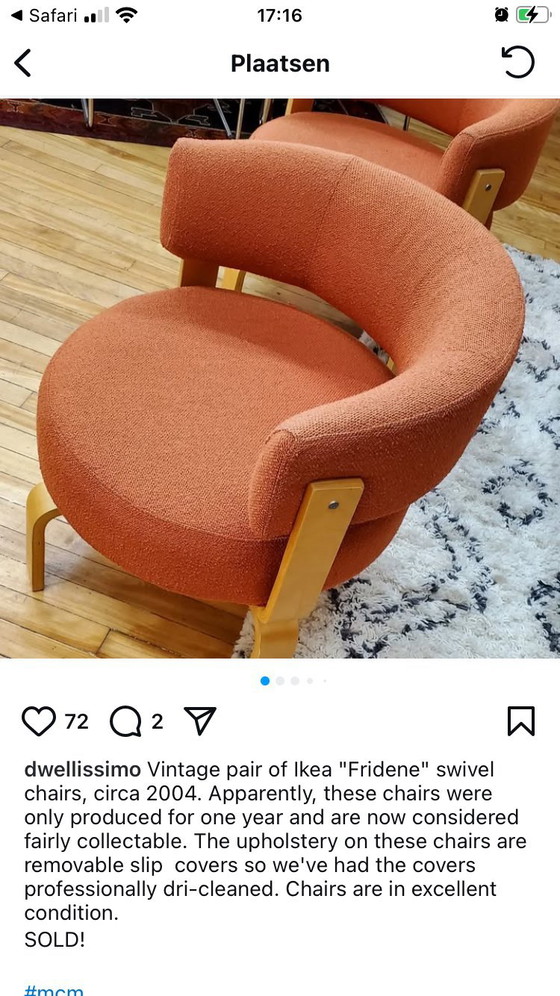 Image 1 of 2 x Drehstuhl Carina Bengs draaifauteuils