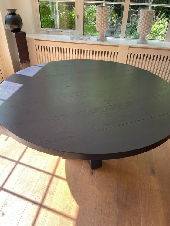 Image 1 of table à manger en bois noir