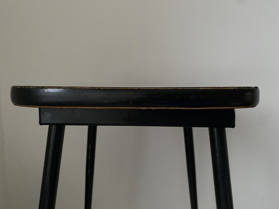 Image 1 of Vintage, mid-century Formica stool, side table, coffee table
