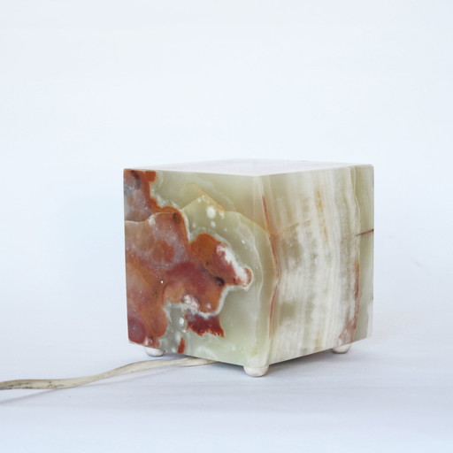 Alabaster Square Lamp