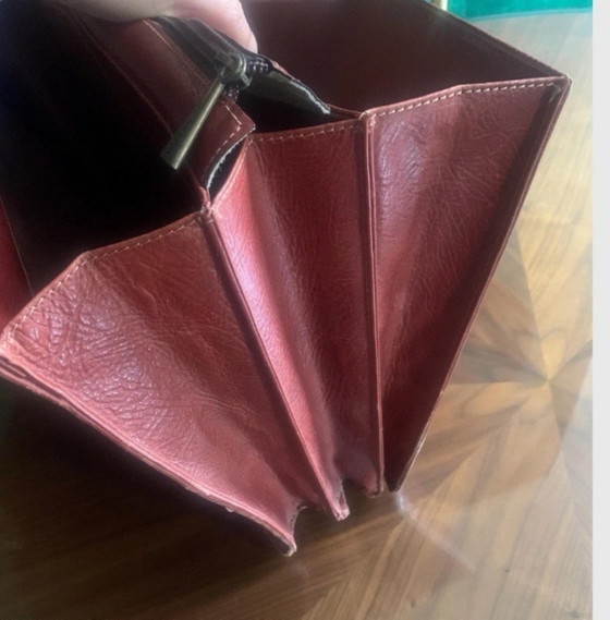 Guy Laroche Paris Vintage : Imposant Cartable Porte-Documents en Cuir - Unisexe – Autres sacs, Calfskin (photo 8 of 12)
