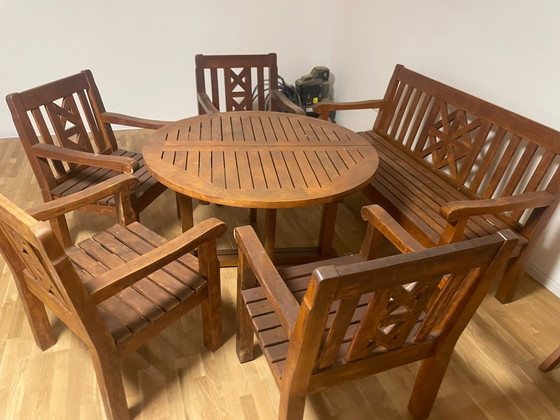Image 1 of Set di mobili da giardino GARPA in legno massello di teak.