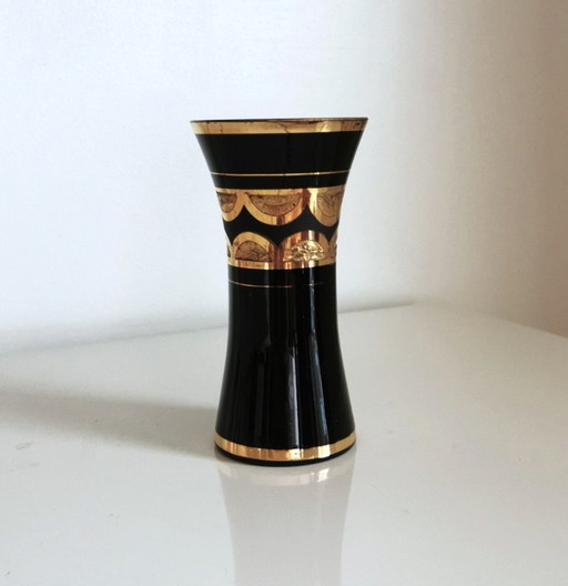 BELGISCHE KRISTALLVASE 'BAUM' - ART DECO -