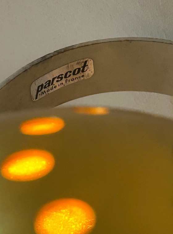 Image 1 of Coppia di applique da parete in ottone vintage di Parscot, Francia, 1970