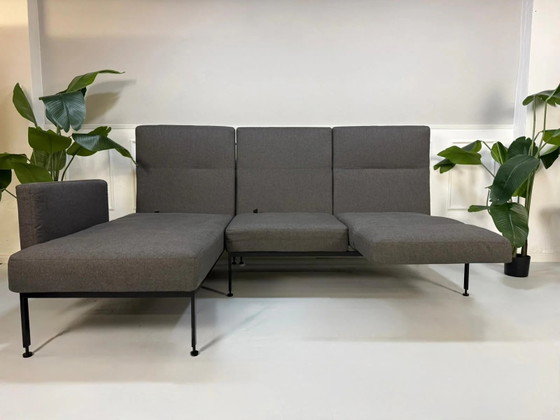 Image 1 of Brühl Roro Soft Sofa Stoff Grau Garnitur Schlafsofa Ecksofa