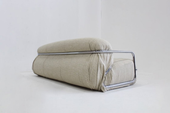Vintage Italian Mario Sabot Sofa 1970s – 3-5 seaters, Chrome (photo 3 of 9)