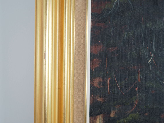 Image 1 of Peinture "The Deep in the forest", design scandinave, années 1970