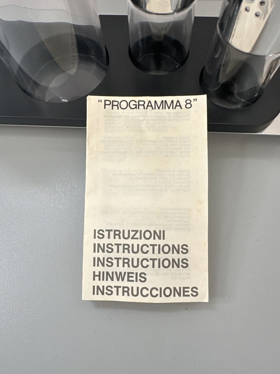 Image 1 of  Set Condimento Alessi Programma 8 – Franco Sargiani & Eija Helander 1975 Vintage
