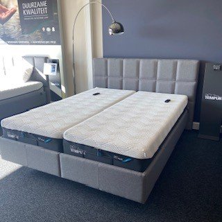 Image 1 of TEMPUR Gray Relax bed - 160x200 STATIC