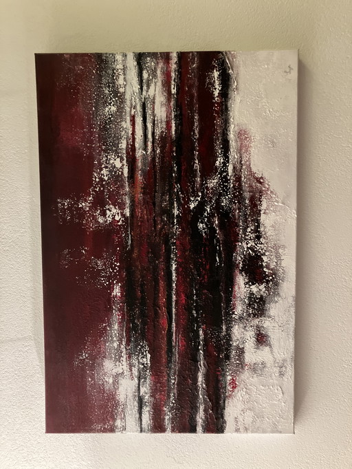 Peinture abstraite de Lyn van Bezouw