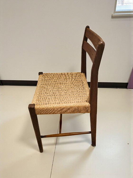 Image 1 of Mid Century Teak Esszimmerstuhl Mogen Kolds Made in Denmark 1960er 