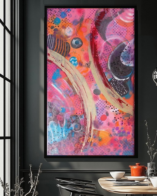 Cubisme A1407 - peinture abstraite XXL