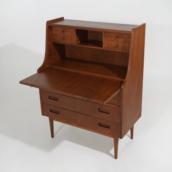 Secretaire in teak di Gunnar Nielsen Tibergaard per Tibergaard, anni '60 – Scrivanie, Legno (photo 6 of 15)