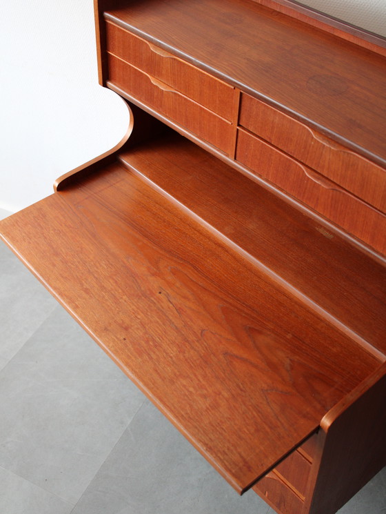 Image 1 of Vintage Deense secretaire in teak 