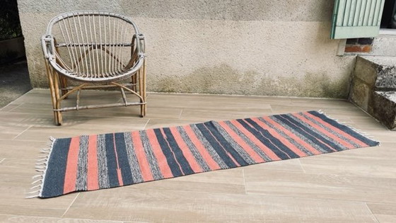 Image 1 of Kelim Teppich Baumwolle 1980er Jahre