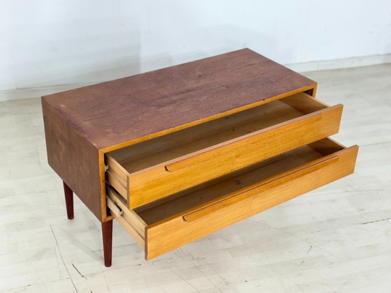 Image 1 of Vintage teakhouten dressoir/ladekast – WK Möbel, jaren 60