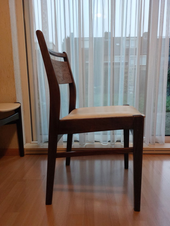 Image 1 of 5x vintage dining room chairs Danish style