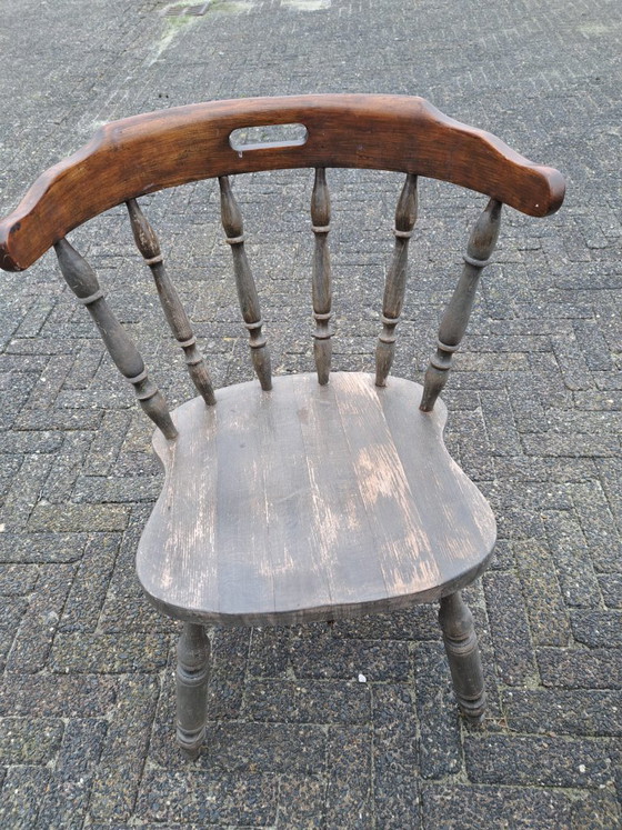 Juego de 2 sillas Windsor inglesas - Sillas con patas torneadas – Sillas de comedor, Wood (photo 7 of 7)