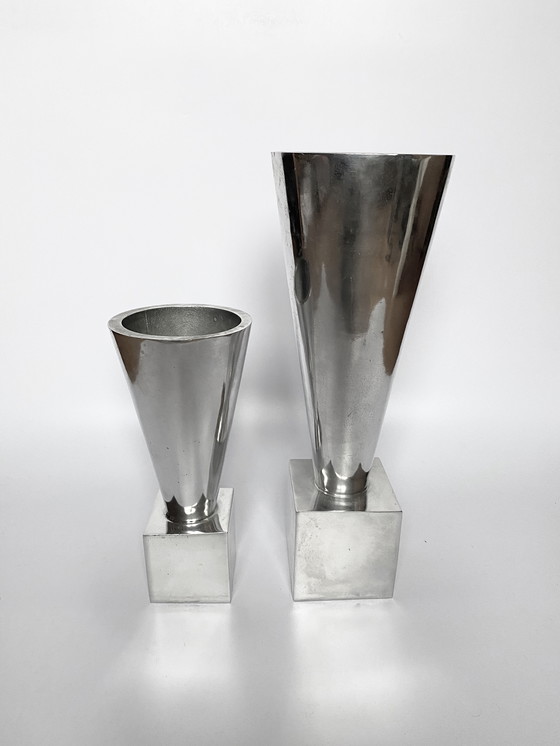 Image 1 of Zwei modernistische Vasen, Design der 1970er-1980er Jahre