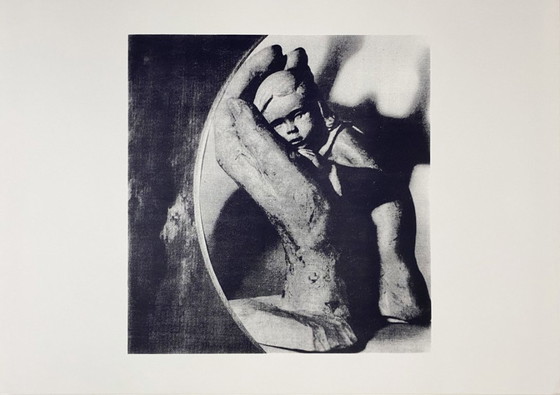Image 1 of Jan van den Dobbelsteen - Large numbered lithograph with boy