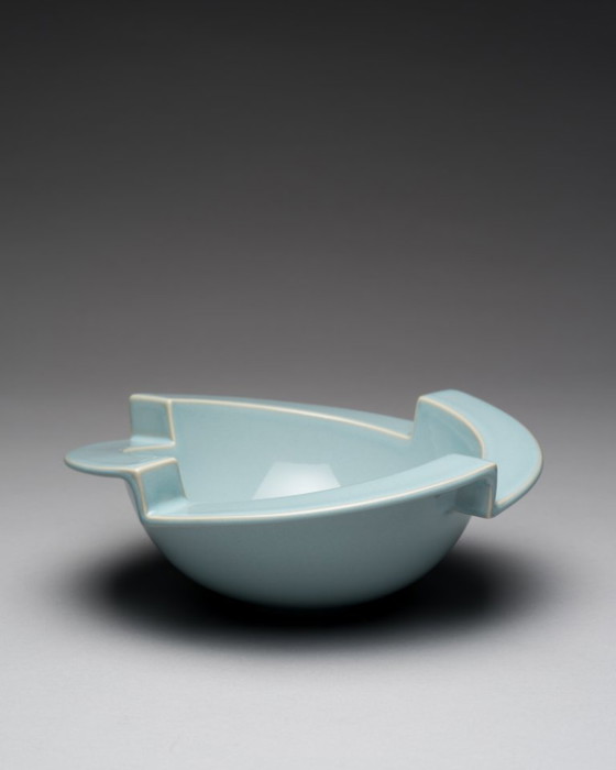 Image 1 of Bol y caja con tapa de porcelana de diseño Rosenthal, Jan van der Vaart, posmodernismo