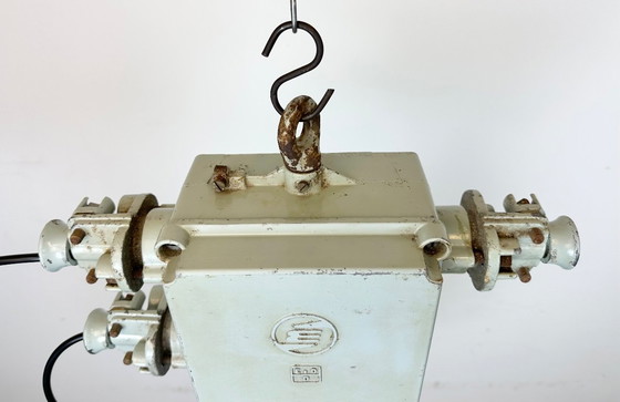 Image 1 of Grey Industrial Cast Aluminium Explosion Proof Lamp, 1970s