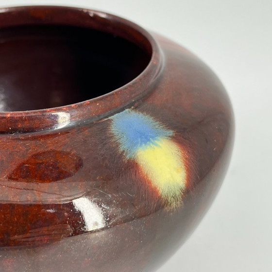 Image 1 of Theodor Keerl Art Nouveau ceramic cachepot / vase – Art Nouveau, approx. 1900–1920